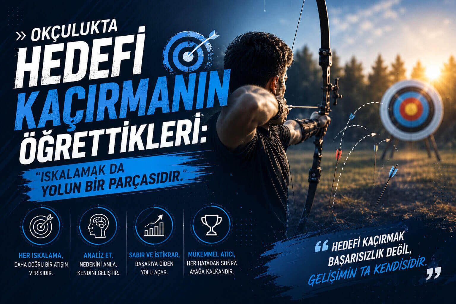 Okçulukta Hedefi Kaçırmanın Öğrettikleri: Iskalamak da Yolun Bir Parçasıdır