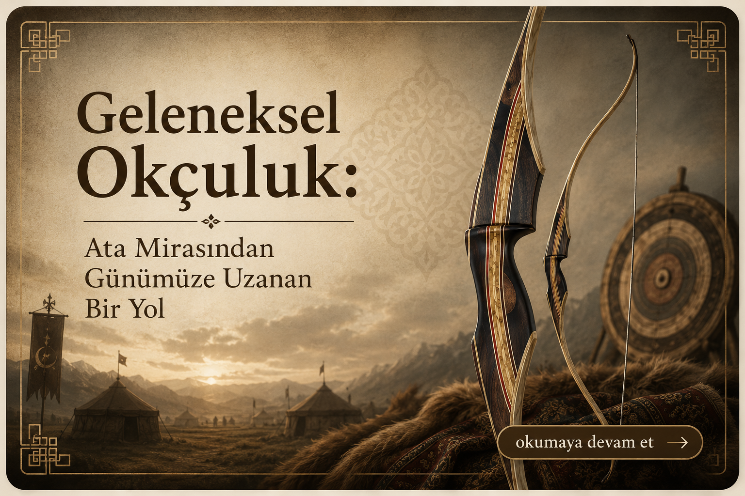 Geleneksel Okçuluk: Ata Mirasından Günümüze Uzanan Bir Yol
