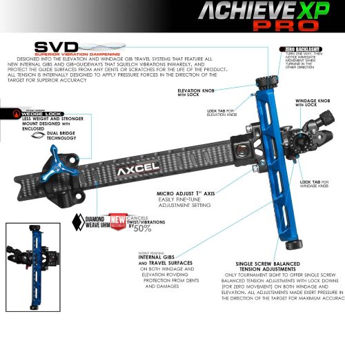 Axcel Nişangah Achieve XP Pro UHM Diamond Weave Carbon Bar Recurve 9