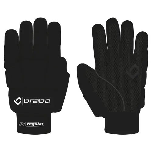 Brabo Indoor Gloves Black F1 - Size M - 1