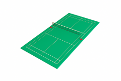 Enlio BWF Onaylı Badminton Zemini - 1