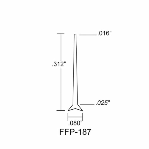 Flex Fletch Vanes FFP-187 Shield 1.87