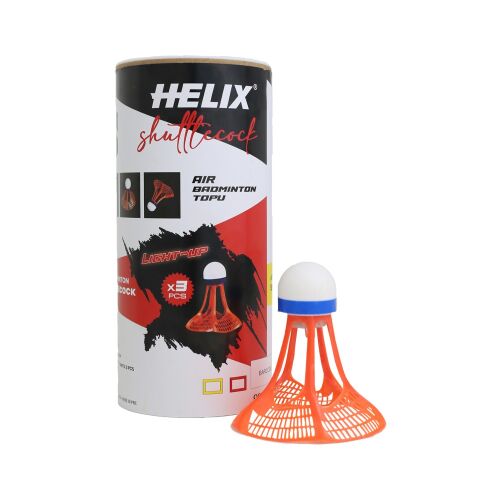 Helix Badminton Işıklı Top - Turuncu - 1