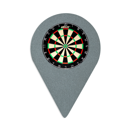 Helix Droplet Pattern Dart Back - 1