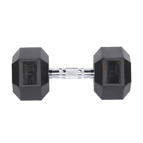 Helix Dumbbell Rubber HX-17 17.5kg - 1