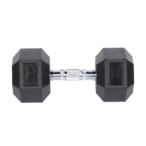 Helix Dumbbell Rubber HX-20 20kg - 1