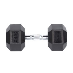 Helix Dumbbell Rubber HX-25 25kg - Helix
