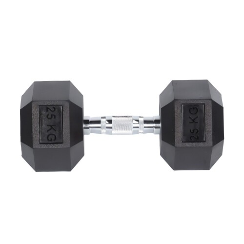 Helix Dumbbell Rubber HX-25 25kg - 1