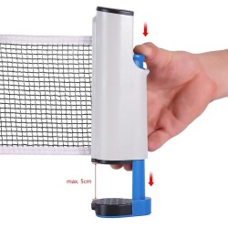 Helix Grey/Blue Table Tennis Binoculars Net Iron Set - 3