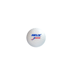Helix Hockey Match Balls, Pack of 6, White - 1