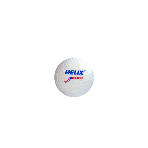 Helix Hockey Match Balls, Pack of 6, White - 1