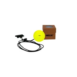 Helix Hockey Training Ball with Rope, Yellow - Helix