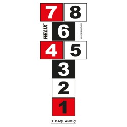 Helix Hopscotch Gaming Tarpaulin - 1