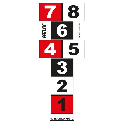 Helix Hopscotch Gaming Tarpaulin - 1