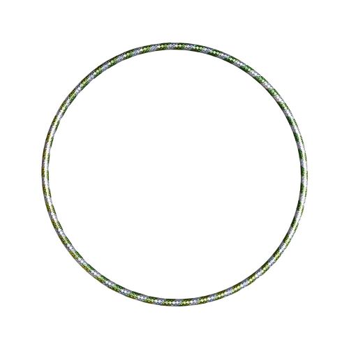 Helix Hula Hoop - Green & Grey - 1