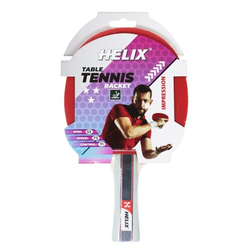 Helix Impression Table Tennis Racket, 3-Star ITTF Approved. - 4