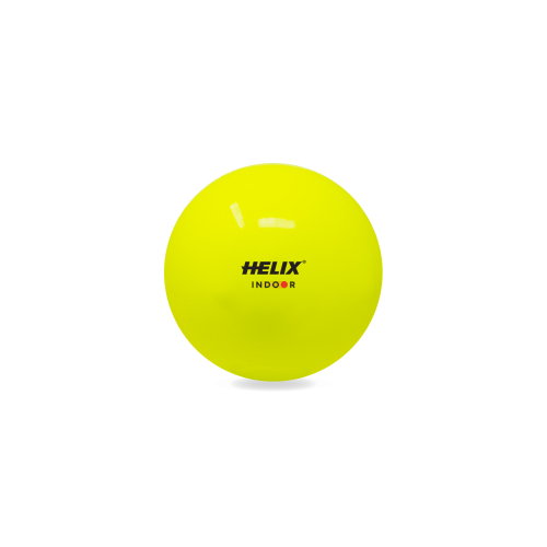 Helix Indoor Hockey Balls, Pack of 6, Yellow - 1