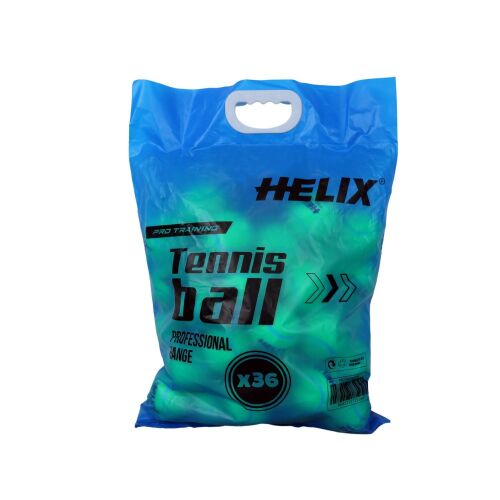 Helix ITF Approved Professional 36 Tennis Training Balls - 1