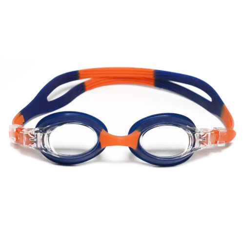 Helix Kids Swimming Goggles - Navy Blue/Orange - 1