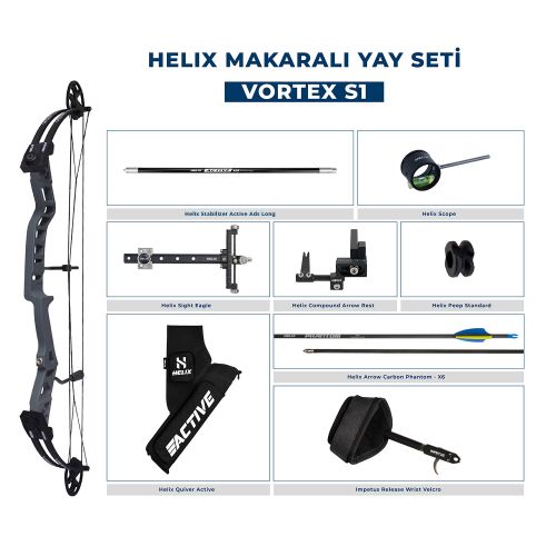 Helix Makaralı Yay Seti Vortex S1 - 1