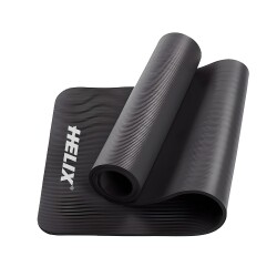 Helix NBR Yoga Mat - Black - HELIX