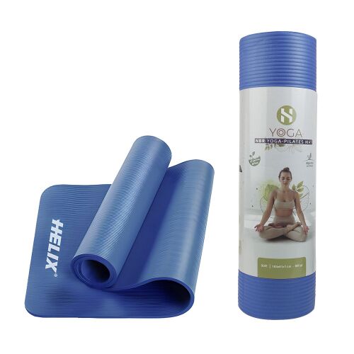Helix NBR Yoga Matı - Mavi - 1