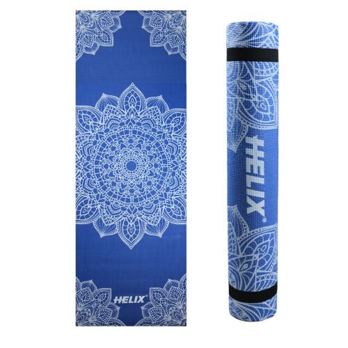 Helix PVC Yoga Mat - Blue - 1