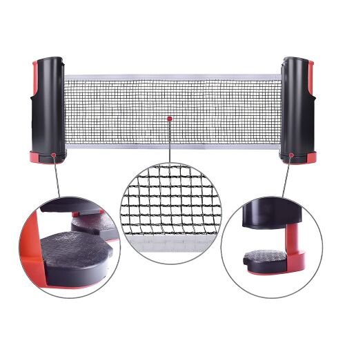 Helix Red Table Tennis Binoculars Net Iron Set - 3