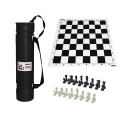 Helix Rolled Chess Set Black - 5