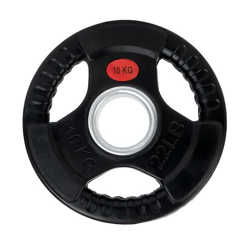Helix Rubber Coated Olympic Plates 10 KG - 1