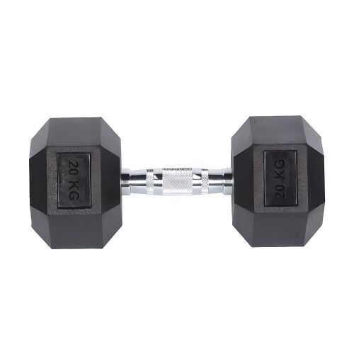 Helix Rubber Dumbbell 20 KG - 1