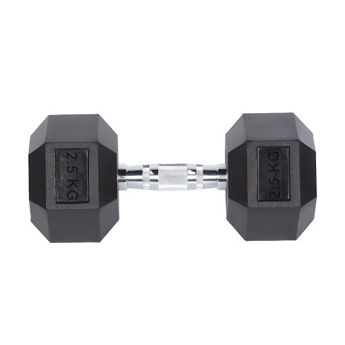 Helix Rubber Dumbbell 2,5 KG - 1