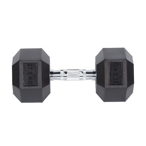 Helix Rubber Dumbbell 27,5 KG - 1