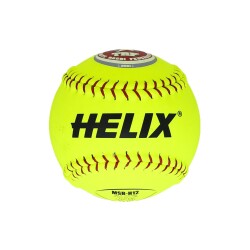 Helix Softball Ball, Hard MSB-H12, TRF Approved. - Helix