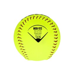 Helix Softball Ball, Soft MSB-S12, TRF Approved. - 3