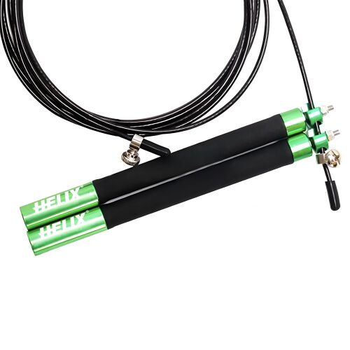Helix Speed Jump Rope Black/Green - 2