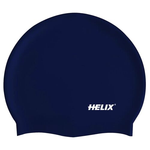 Helix Swim Cap - Navy Blue - 1