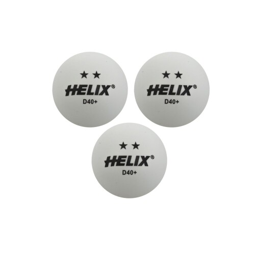 Helix Table Tennis Balls, Pack of 100, D40+, 2 Stars - 1