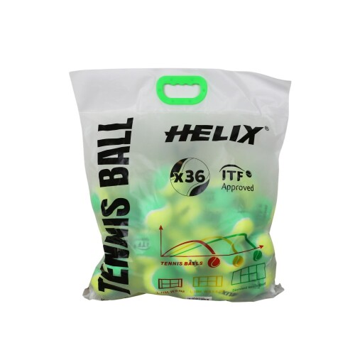 Helix Tennis Balls 9+ Years 36 Pack HT-600 ITF Approved - 1