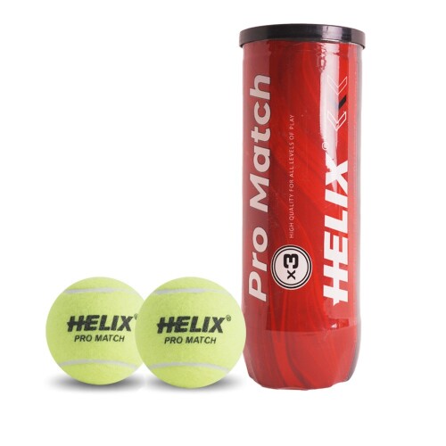 Helix Tennis Balls Professional 3-Pack TN-1000 Competition TTF & ITF Approved - 1