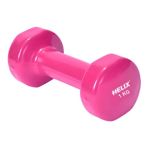 Helix Vinyl PVC Dumbbell - 1 KG - 1