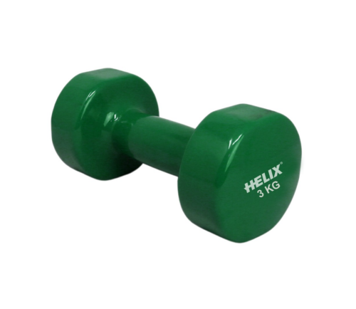 Helix Vinyl PVC Dumbbell - 3 KG - 1