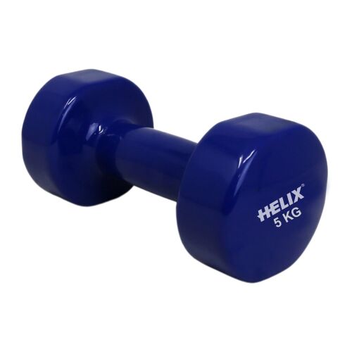 Helix Vinyl PVC Dumbbell - 5 KG - 1