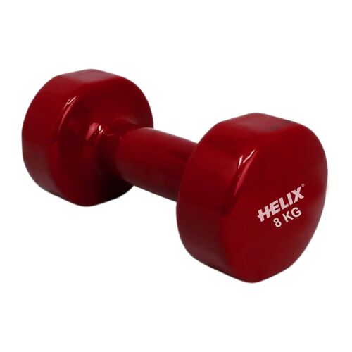 Helix Vinyl PVC Dumbbell - 8 KG - 1