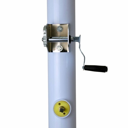 Helix Volleyball Pole, Aluminum, Telescopic - 1