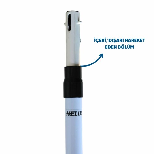Helix Volleyball Pole, Aluminum, Telescopic - 3