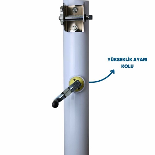Helix Volleyball Pole, Aluminum, Telescopic - 4