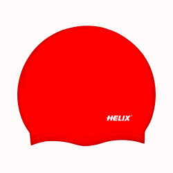 Helix YB-33 Swim Cap - Red - HELIX