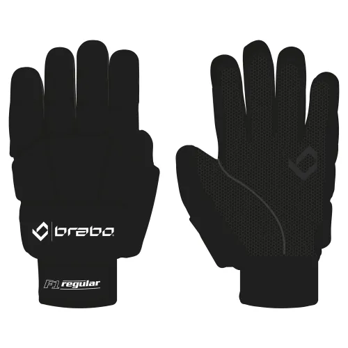 Brabo F1 Indoor Glove Black Size: M - 1