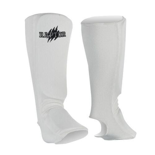 Raptor Kyokushin Shin Guards White - 1